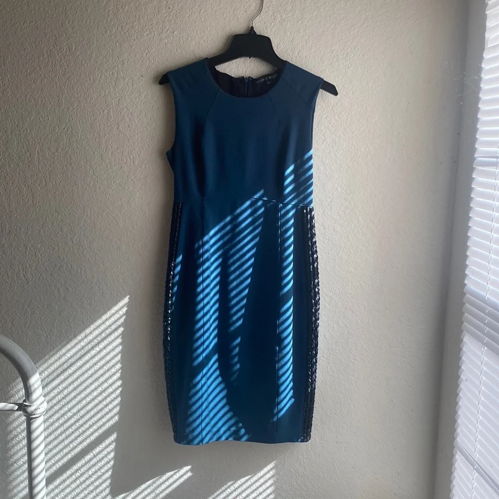Antonio Melani Teal Dress - Picture 1 of 4
